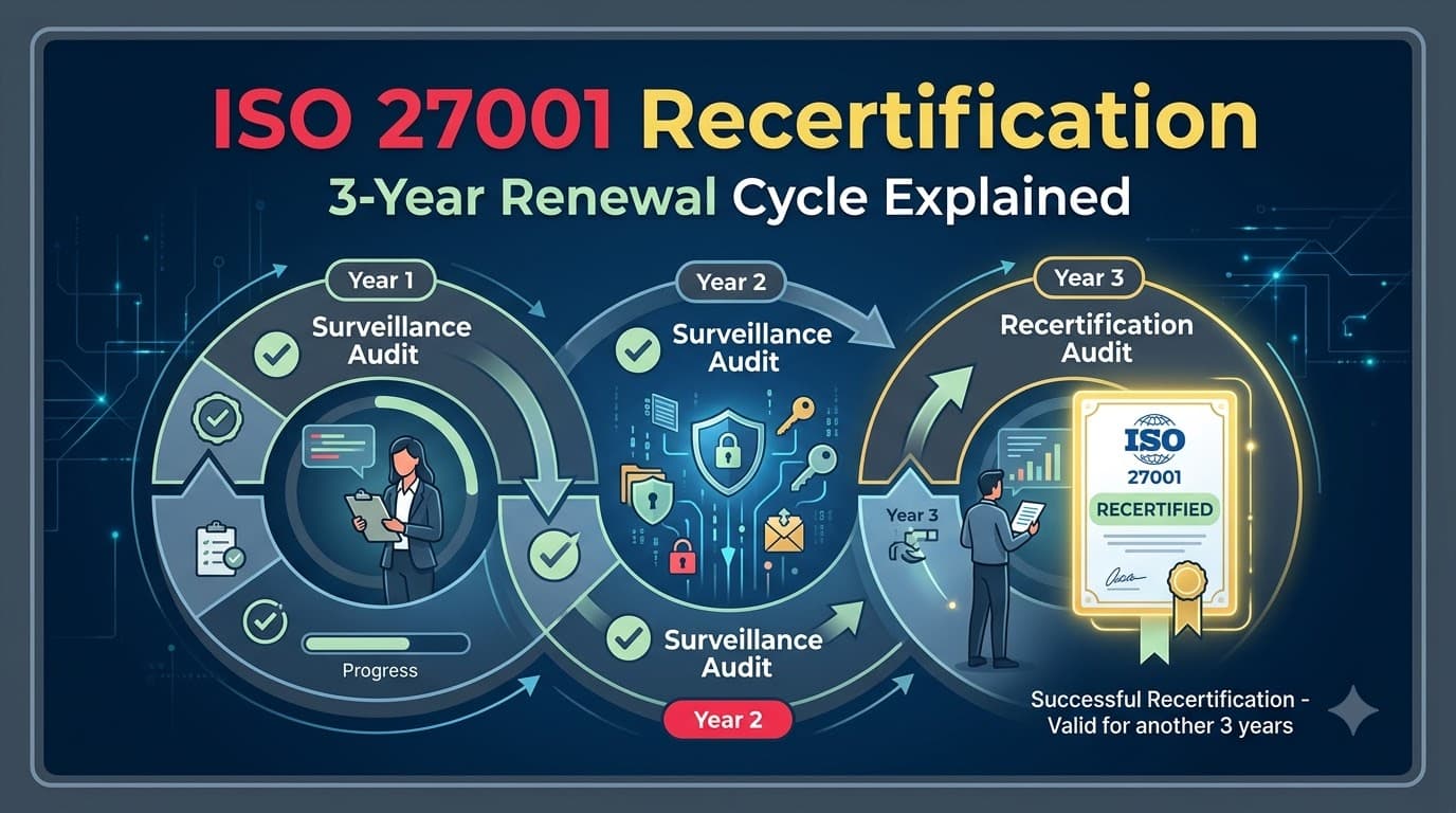 ISO 27001 Recertification: The 3-Year Renewal Cycle Explained