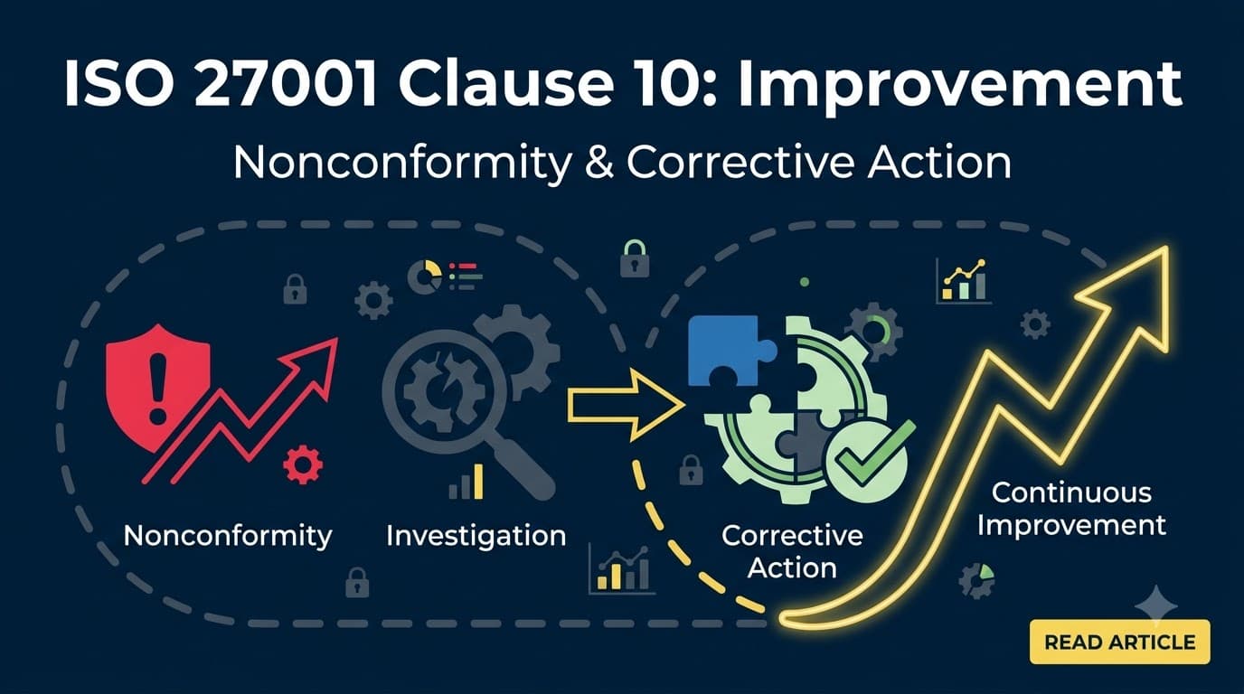 ISO 27001 Clause 10: Improvement — Nonconformity and Corrective Action