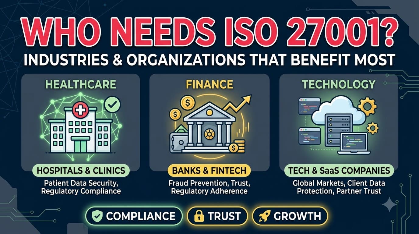 Who Needs ISO 27001? Industries and Organizations That Benefit Most
