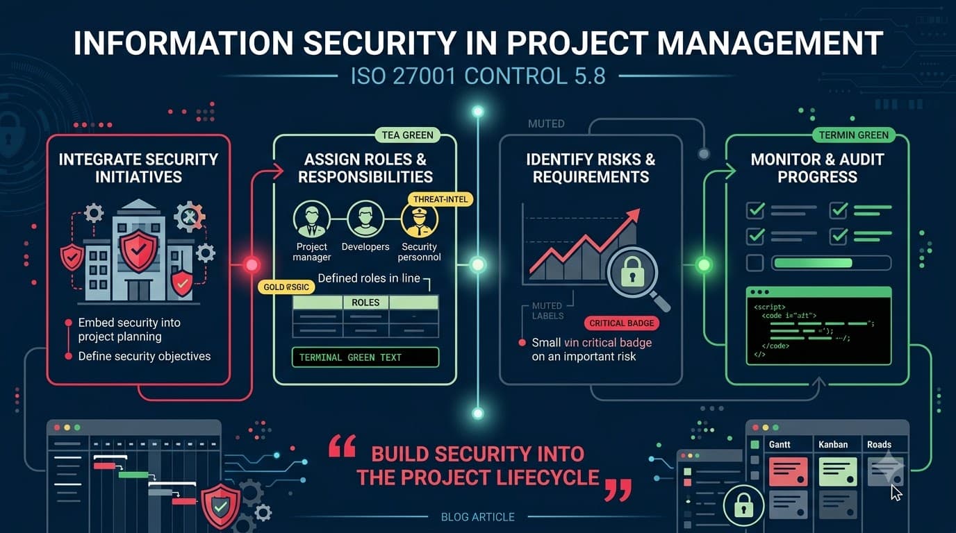 Information Security in Project Management: ISO 27001 Control 5.8