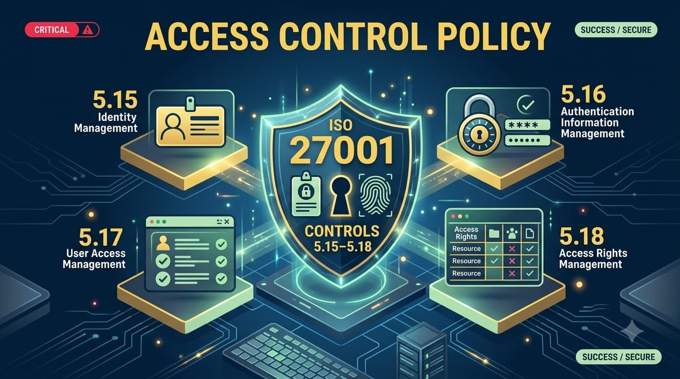 Access Control Policy: ISO 27001 Controls 5.15–5.18
