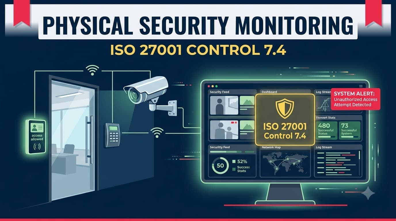 Physical Security Monitoring: ISO 27001 Control 7.4