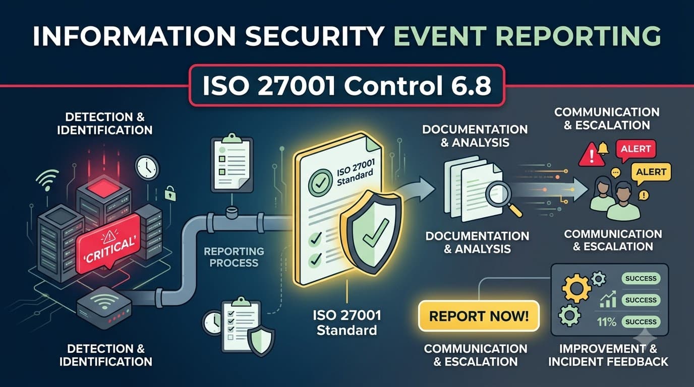 Information Security Event Reporting: ISO 27001 Control 6.8