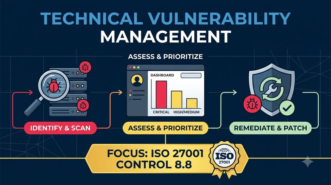 Technical Vulnerability Management: ISO 27001 Control 8.8