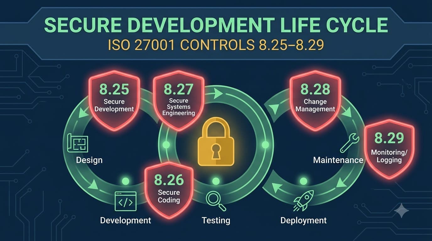 Secure Development Life Cycle: ISO 27001 Controls 8.25–8.29
