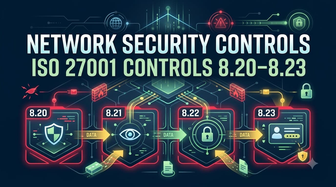 Network Security Controls: ISO 27001 Controls 8.20–8.23