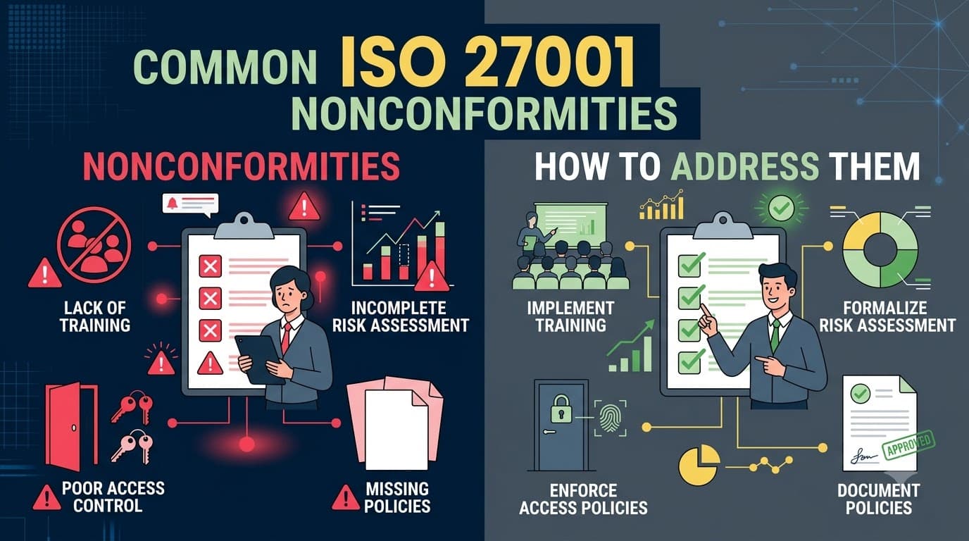 Common ISO 27001 Nonconformities and How to Address Them