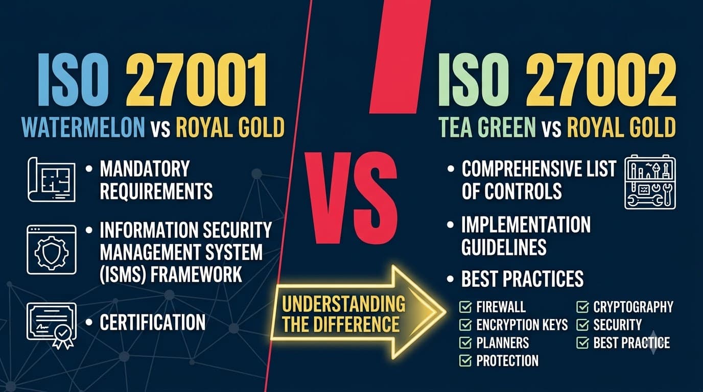ISO 27001 vs ISO 27002: Understanding the Difference