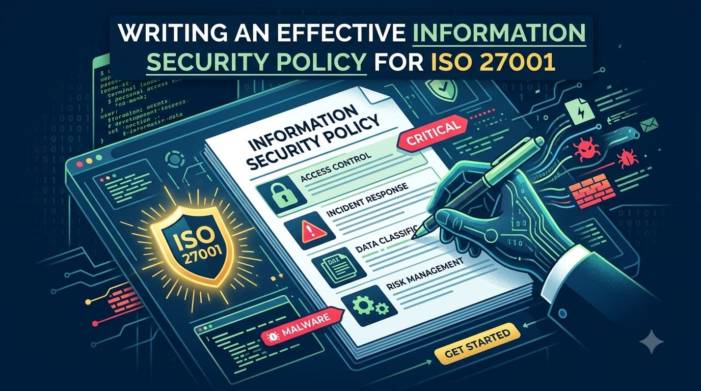 Writing an Effective Information Security Policy for ISO 27001