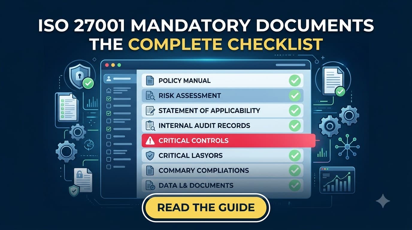 ISO 27001 Mandatory Documents: The Complete Checklist
