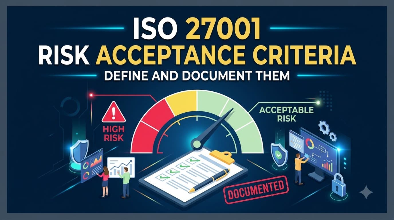 ISO 27001 Risk Acceptance Criteria: How to Define and Document Them