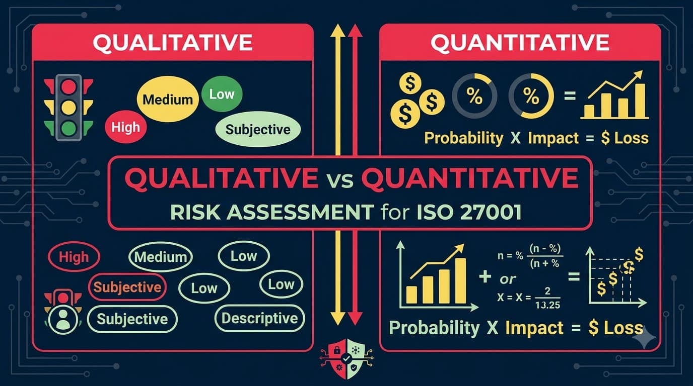 Qualitative vs Quantitative Risk Assessment for ISO 27001