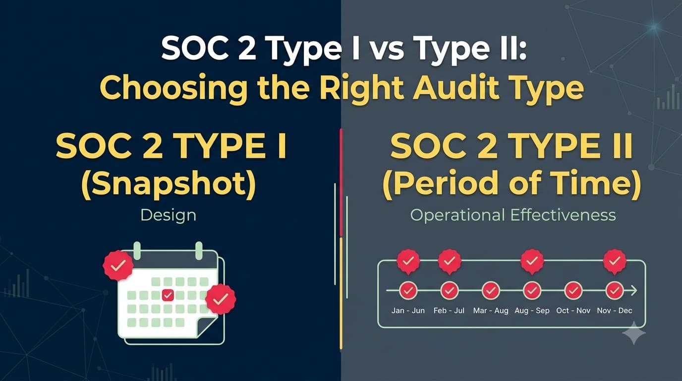 SOC 2 Type I vs Type II: Choosing the Right Audit Type