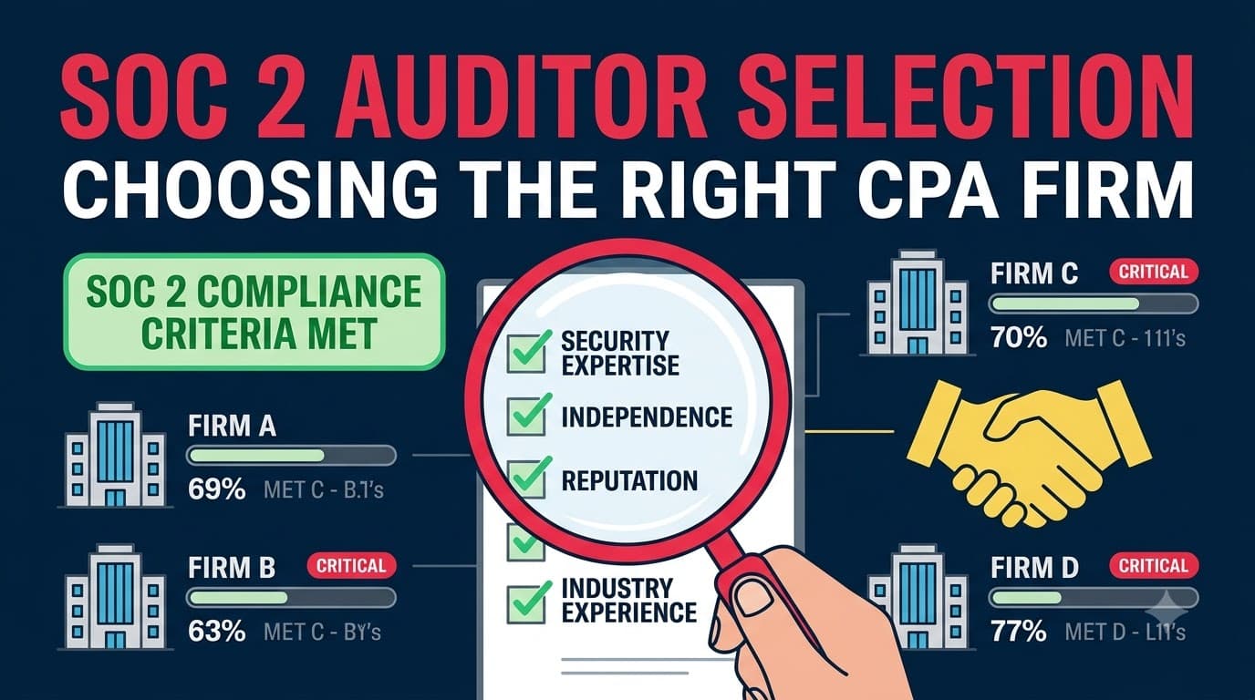 SOC 2 Auditor Selection: Choosing the Right CPA Firm
