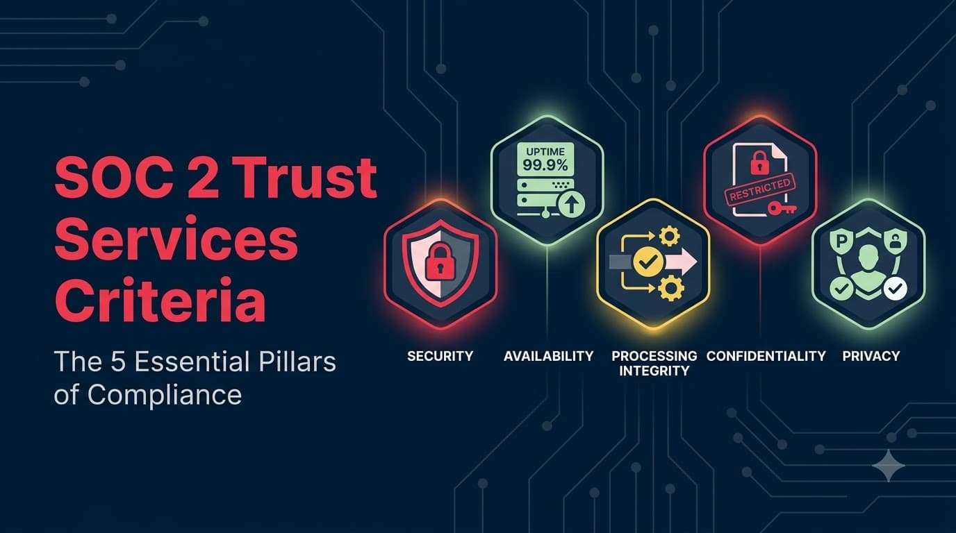 SOC 2 Trust Services Criteria: Security, Availability, Processing Integrity, Confidentiality, Privacy